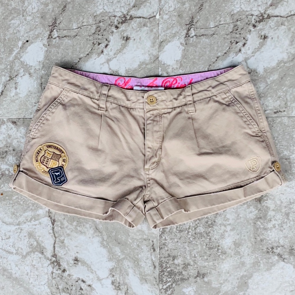 Pink Victoria Secret Patch Shorts